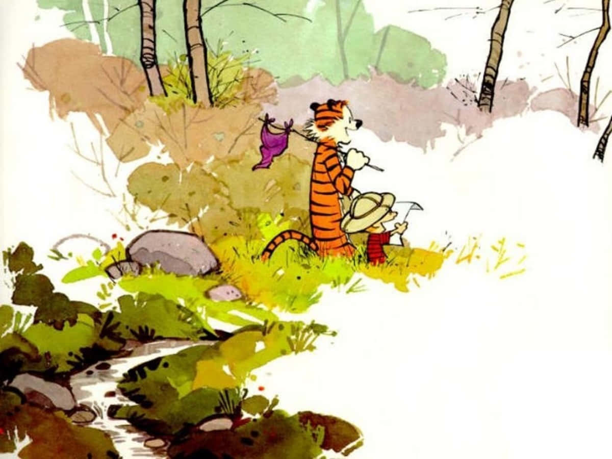 Calvin And Hobbes Forest Hopping Picture