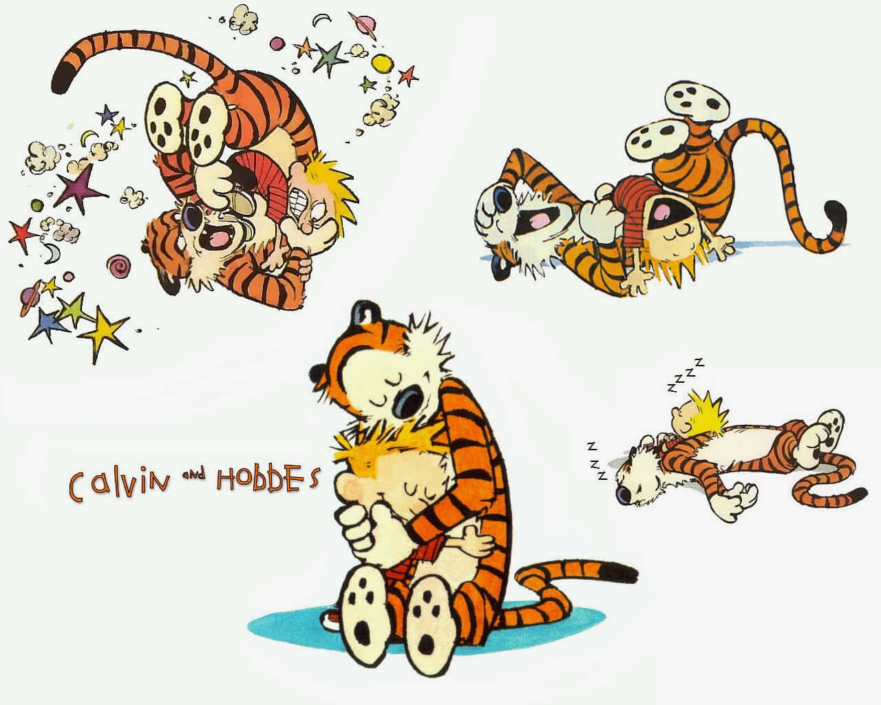 Bestefreunde Calvin Und Hobbes Bild