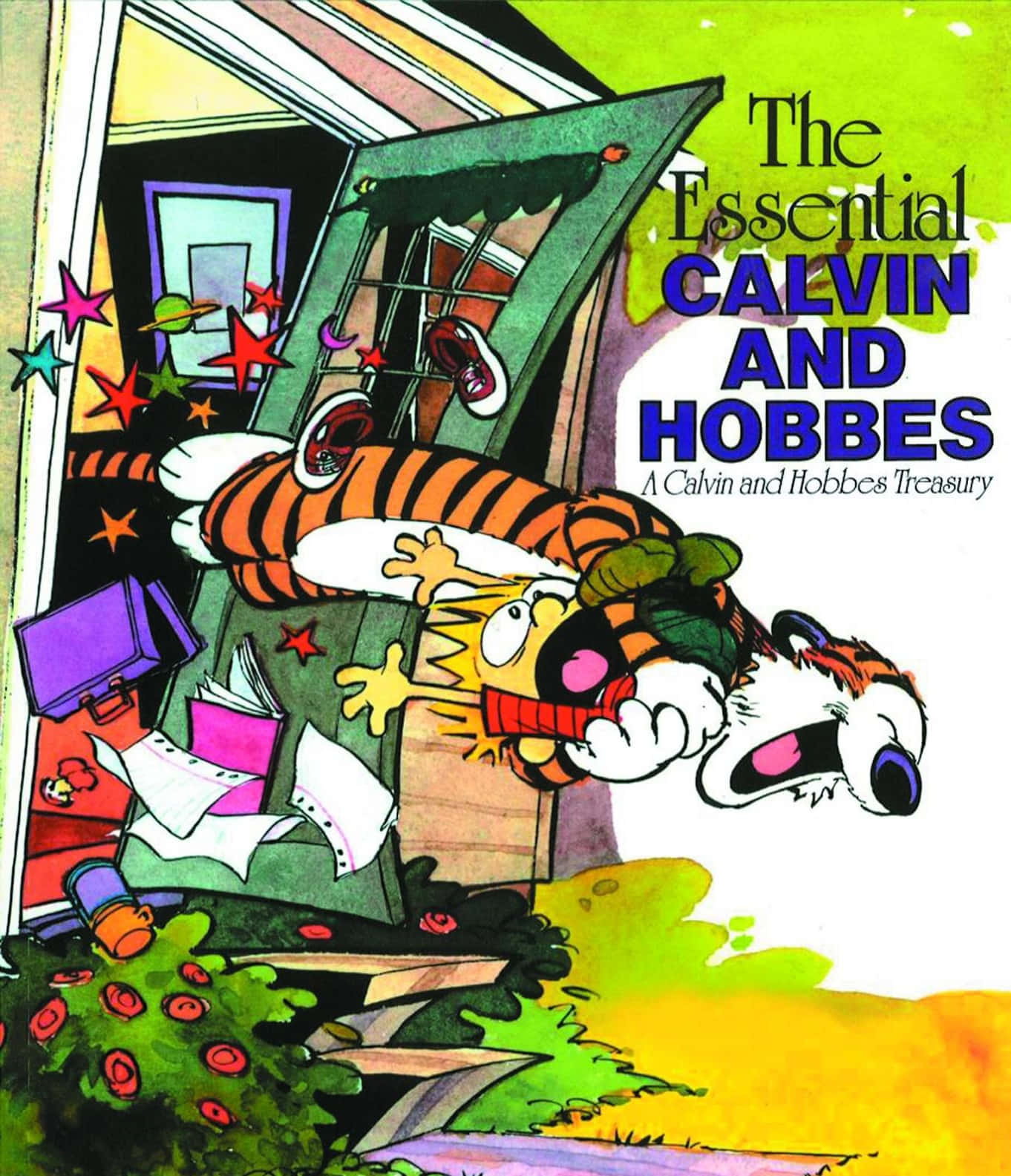 Cartazengraçado Da Calvin E Hobbes Como Papel De Parede Do Computador Ou Celular.