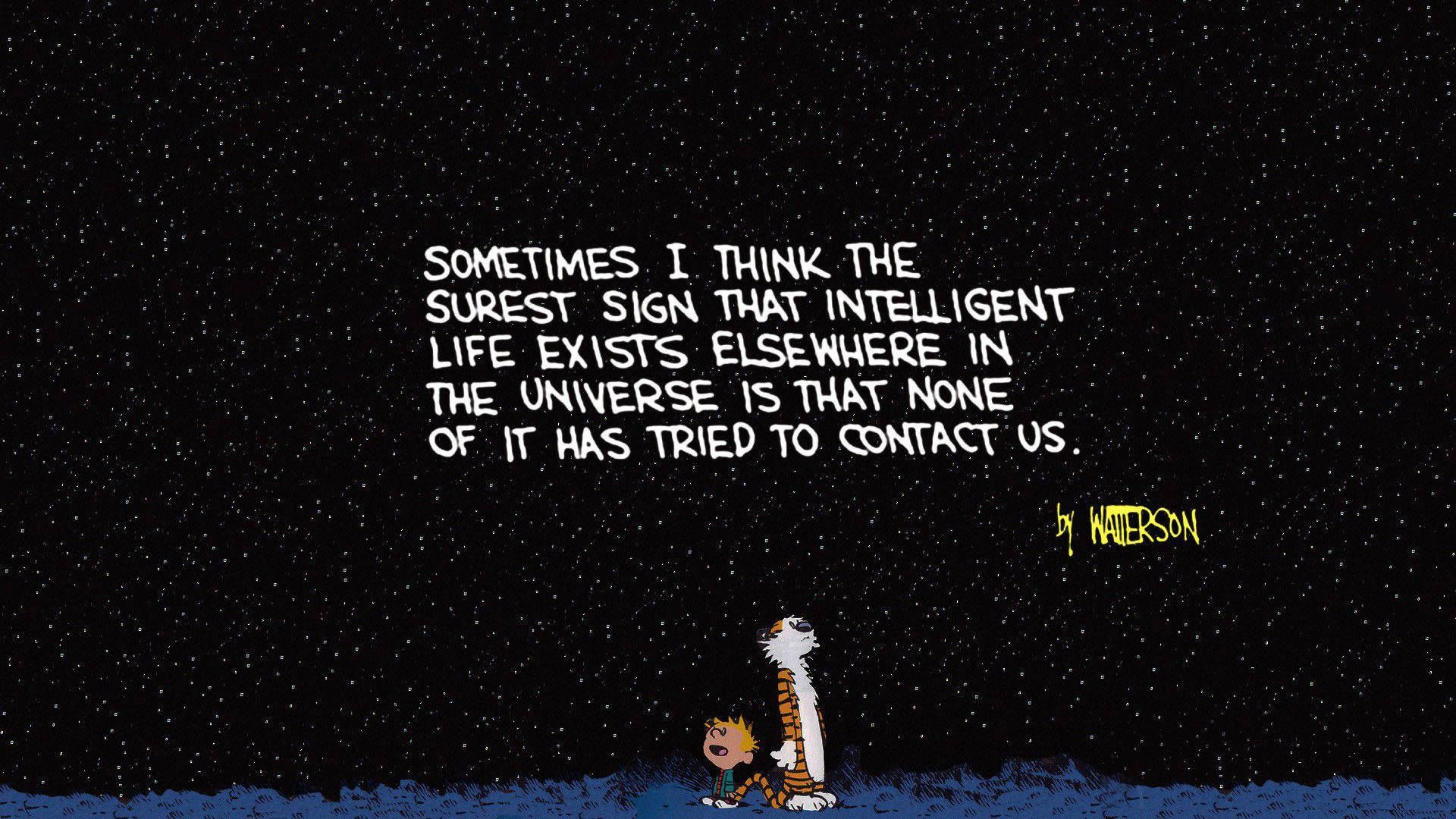 Image  “Calvin and Hobbes: Best Friends Forever” Wallpaper