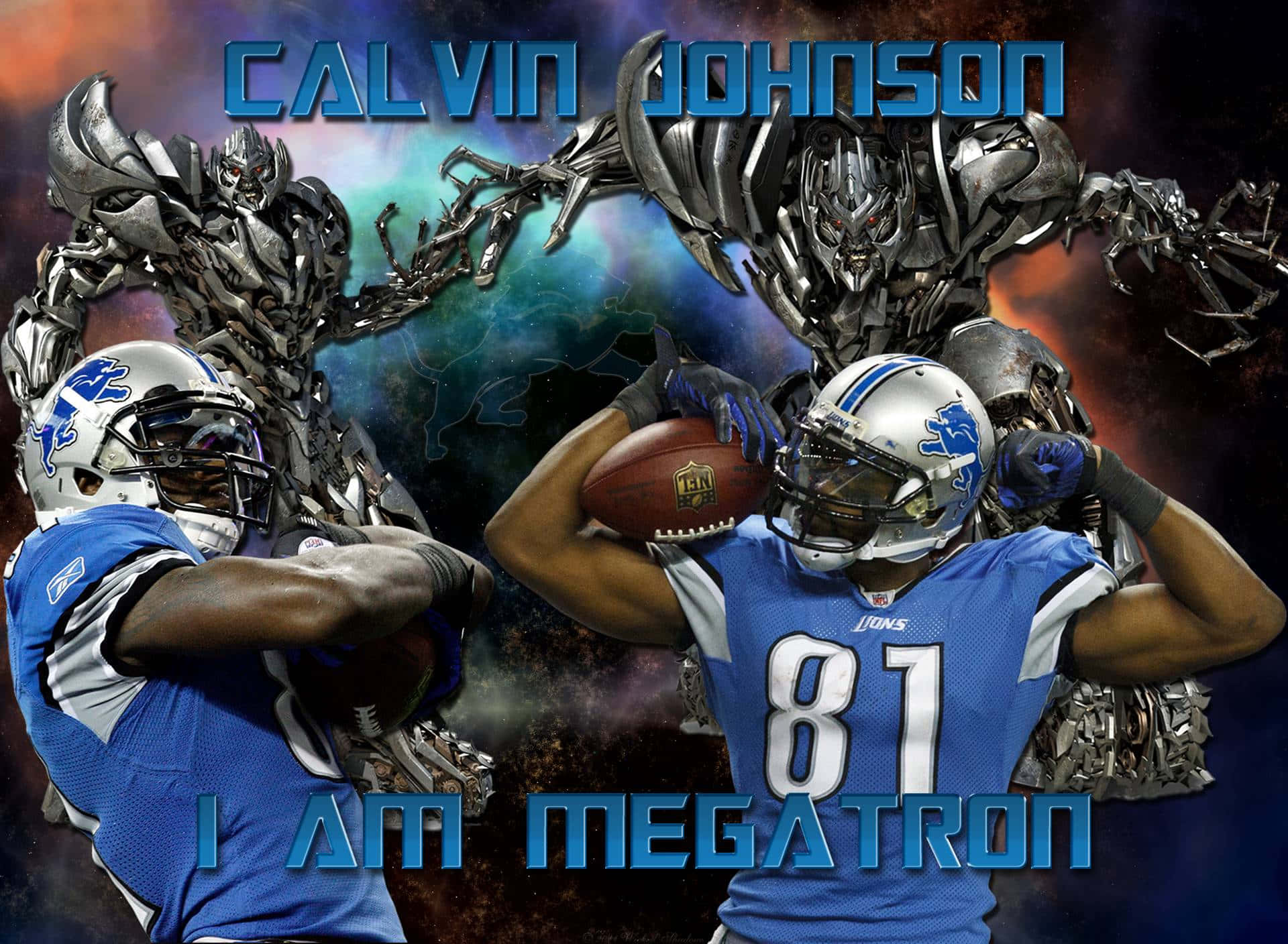 Calvin Johnson Megatron Transformation Wallpaper