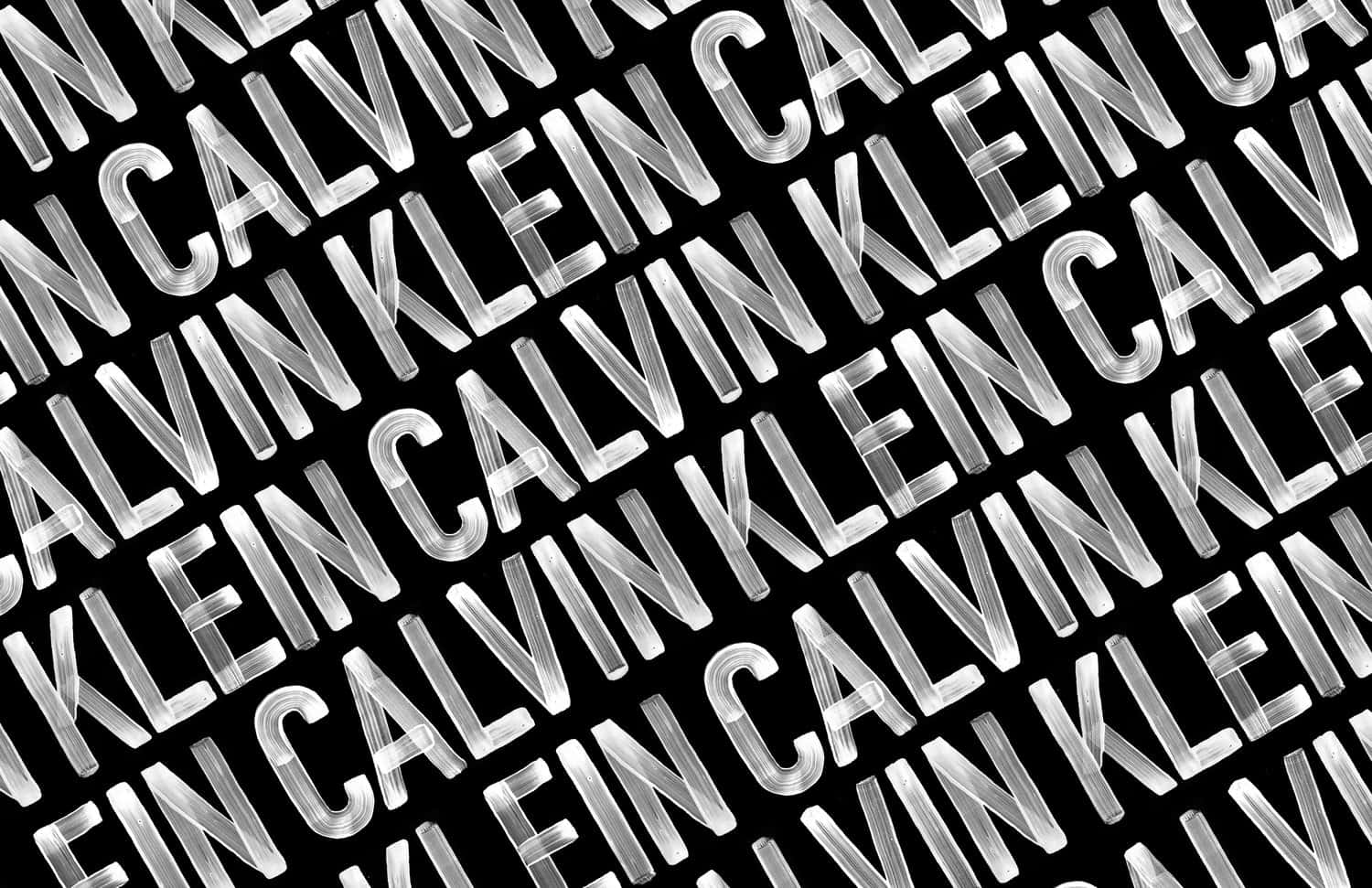 Elegantelogotipo De Calvin Klein Sobre Un Fondo Abstracto Degradado.