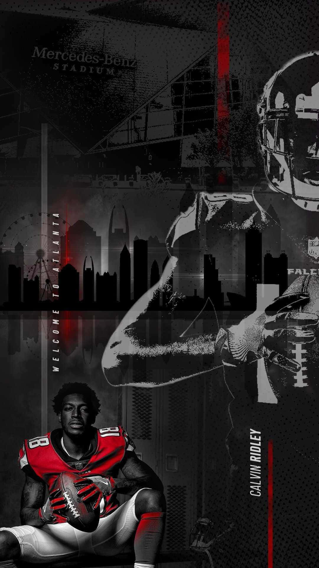 Calvin Ridley Atlanta Falcons Artwork Wallpaper