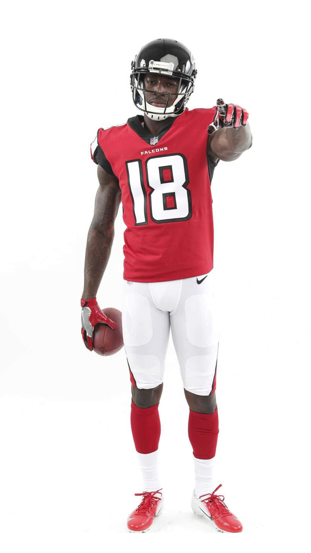 Calvin Ridley Atlanta Falcons Uniform Wallpaper