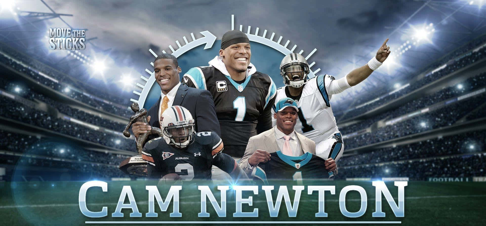 NFL Quarterback Cam Newton Wallpaper