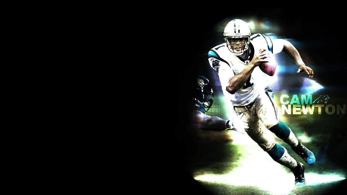 Carolinapanthers-quarterback Cam Newton Wallpaper