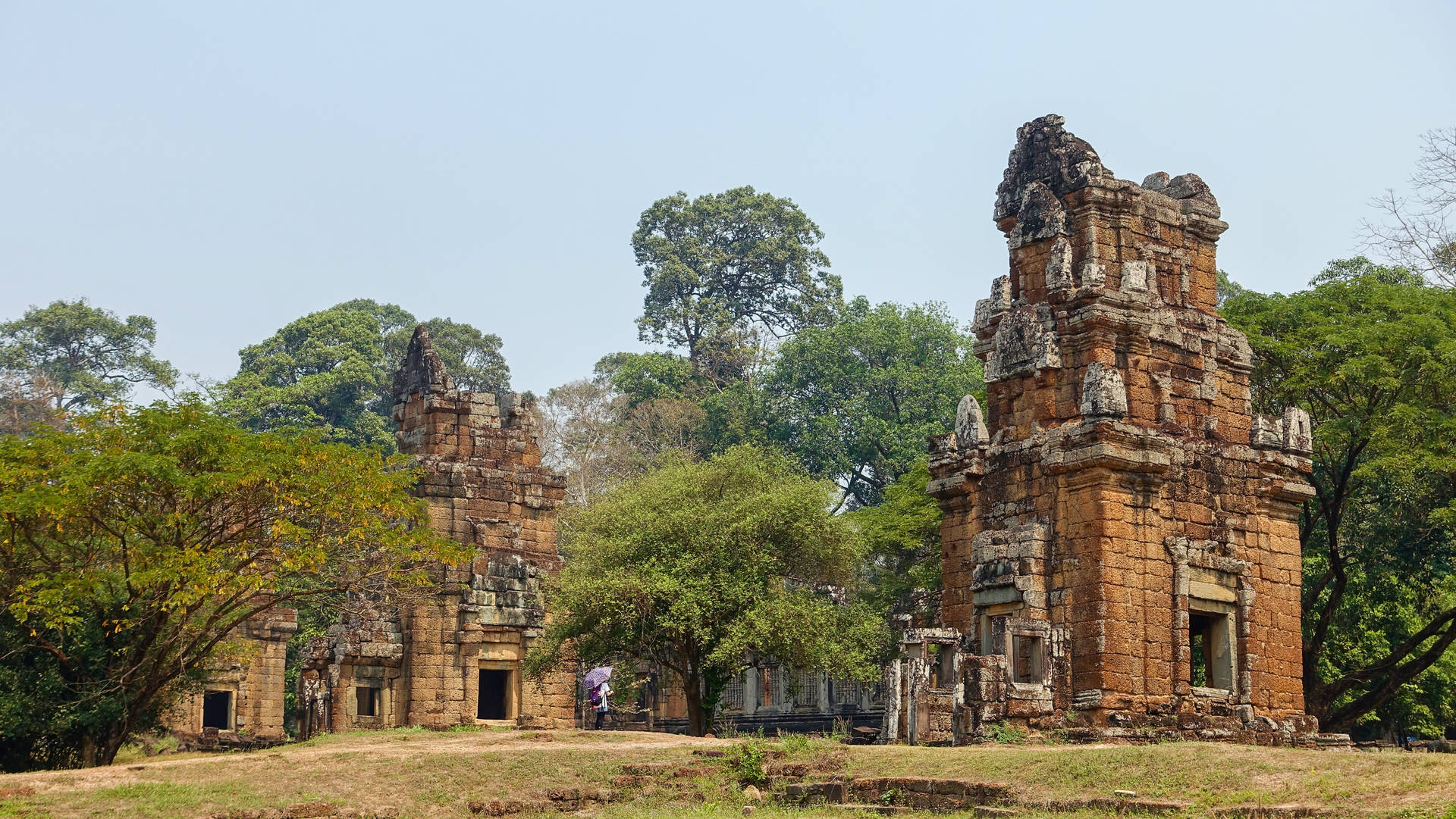 Cambogia Torre Suor Prat Sfondo