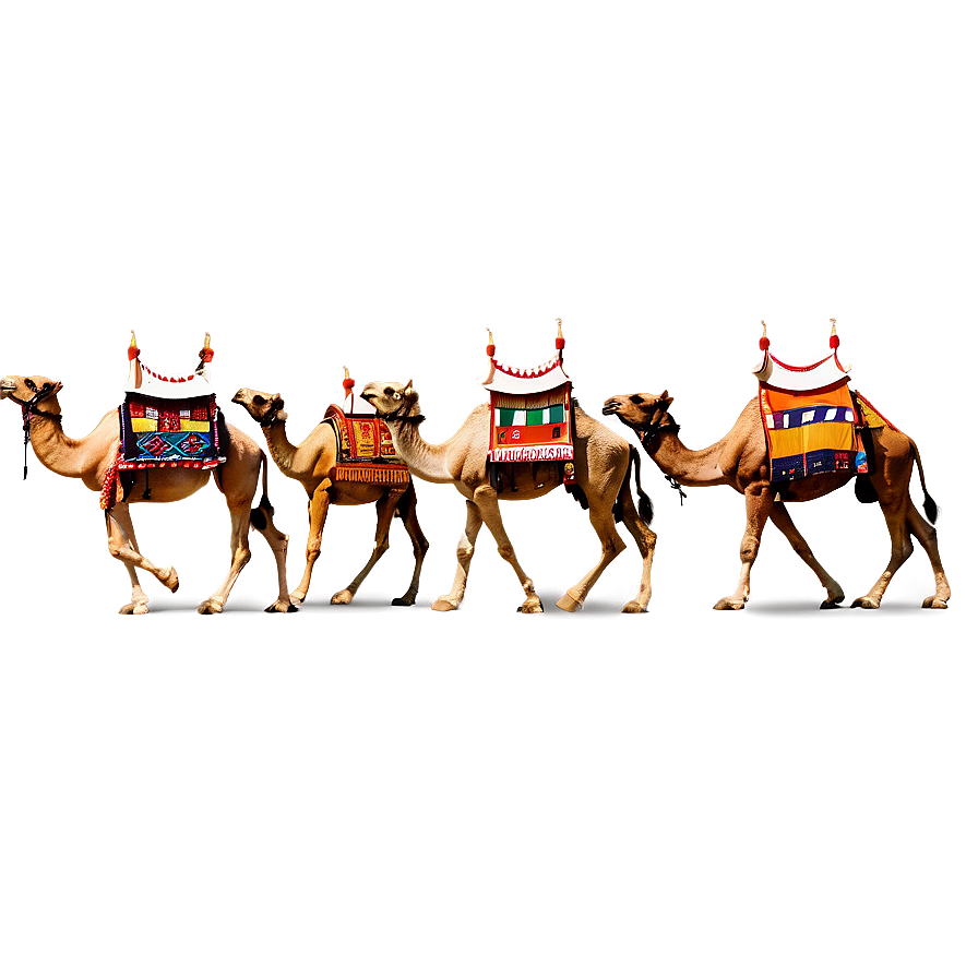 Camel Caravan Png Cyg PNG