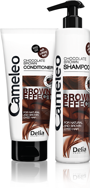 Cameleo Brown Hair Care Products PNG