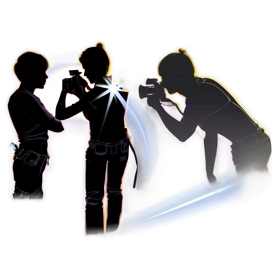 Camera Flash Silhouette Png Kld PNG