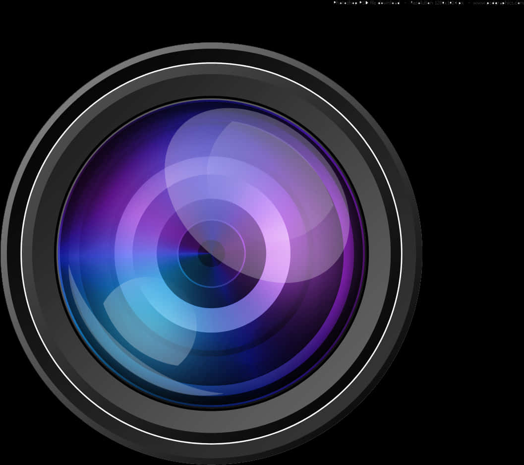 Camera Lens Close Up Graphic PNG