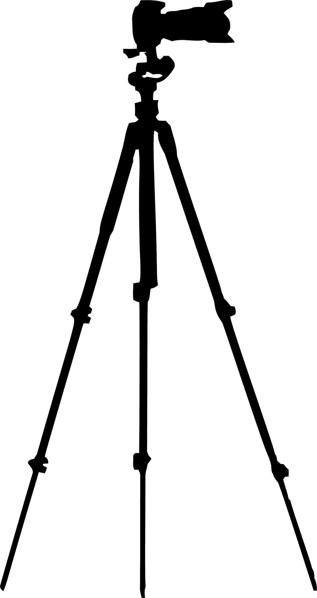 Camera Tripod Silhouette PNG
