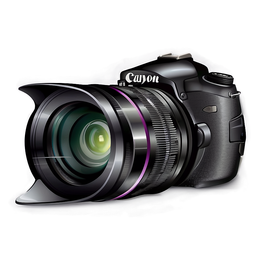 Camera Vector Decoration Png 06262024 PNG