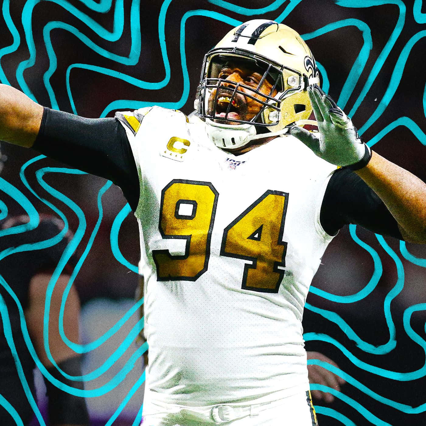 Cameronjordan Hoppar - (this Would Be A Suitable Translation For A Computer Or Mobile Wallpaper Featuring Cameron Jordan Jumping) Wallpaper