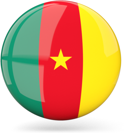 Cameroon Flag Beach Ball PNG
