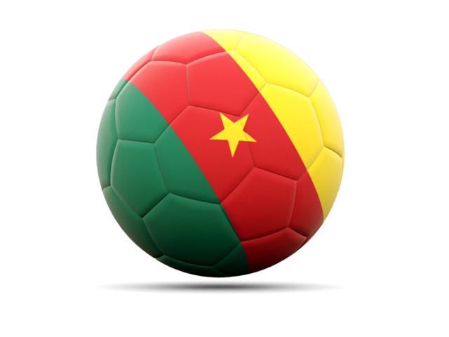 Cameroon Flag Soccer Ball PNG