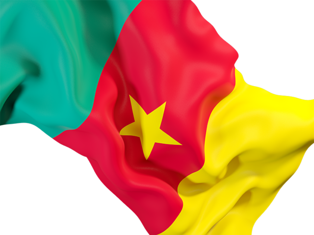 Cameroon Flag Waving PNG