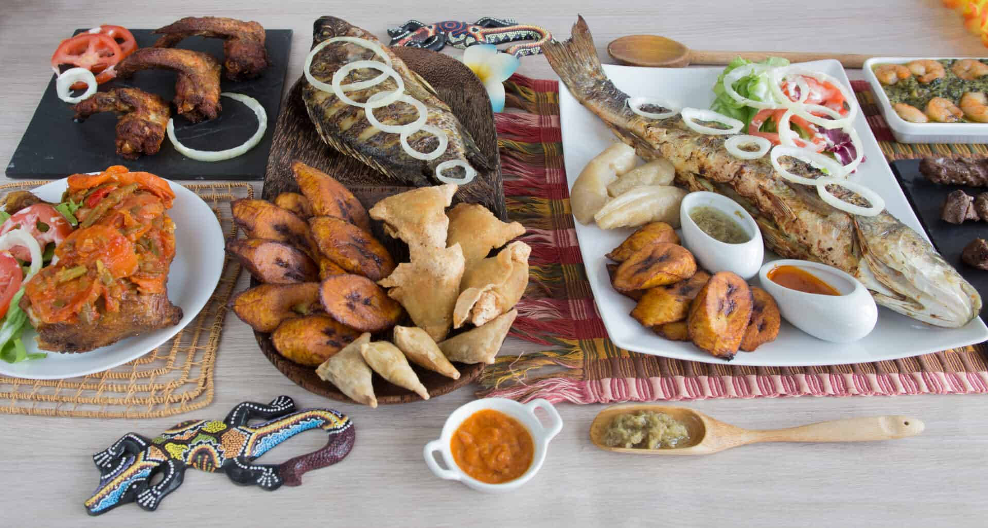 Cameroon Food Specialty Assortment Wallpaper