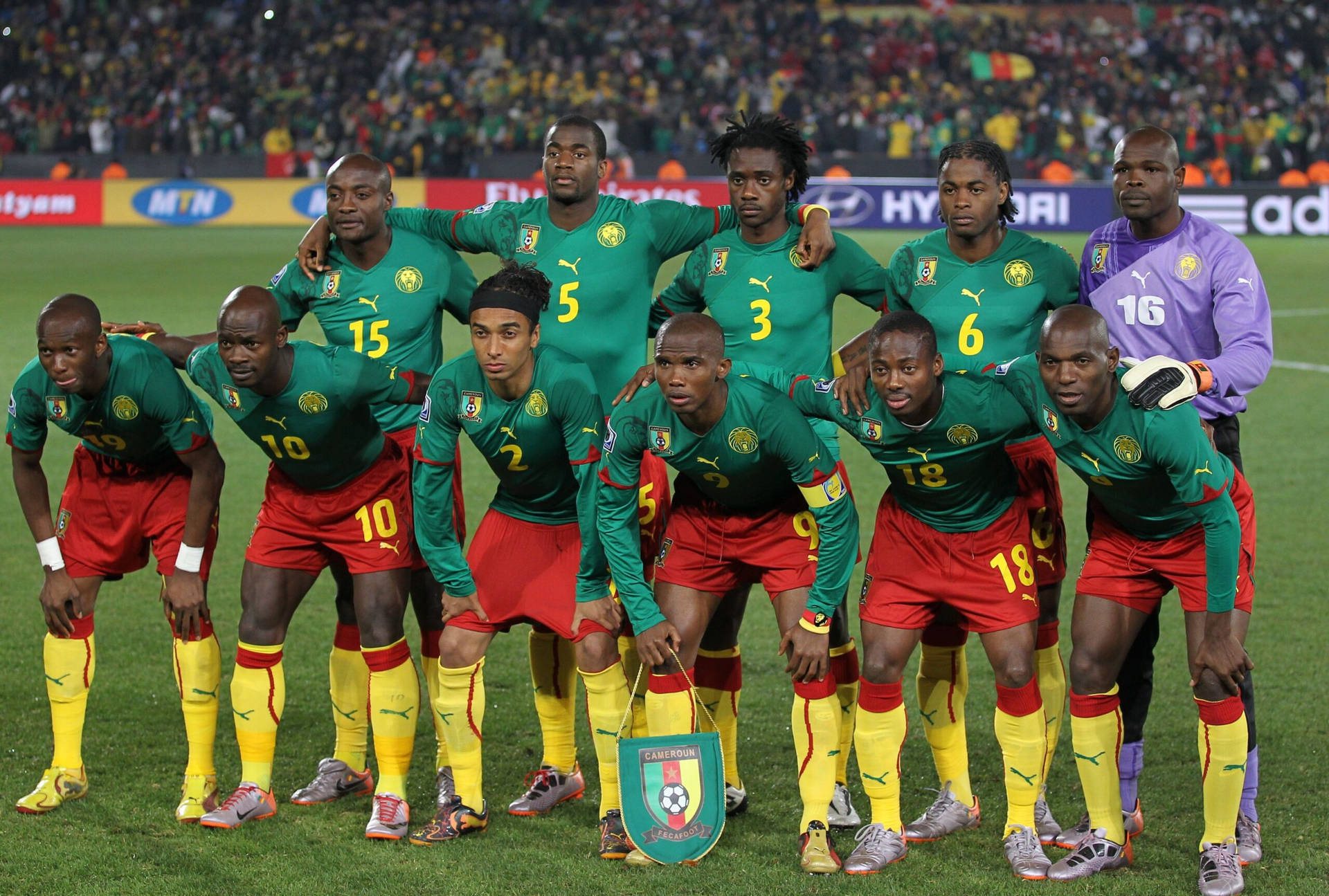 Cameroon National Football Team Smilling Wallpaper