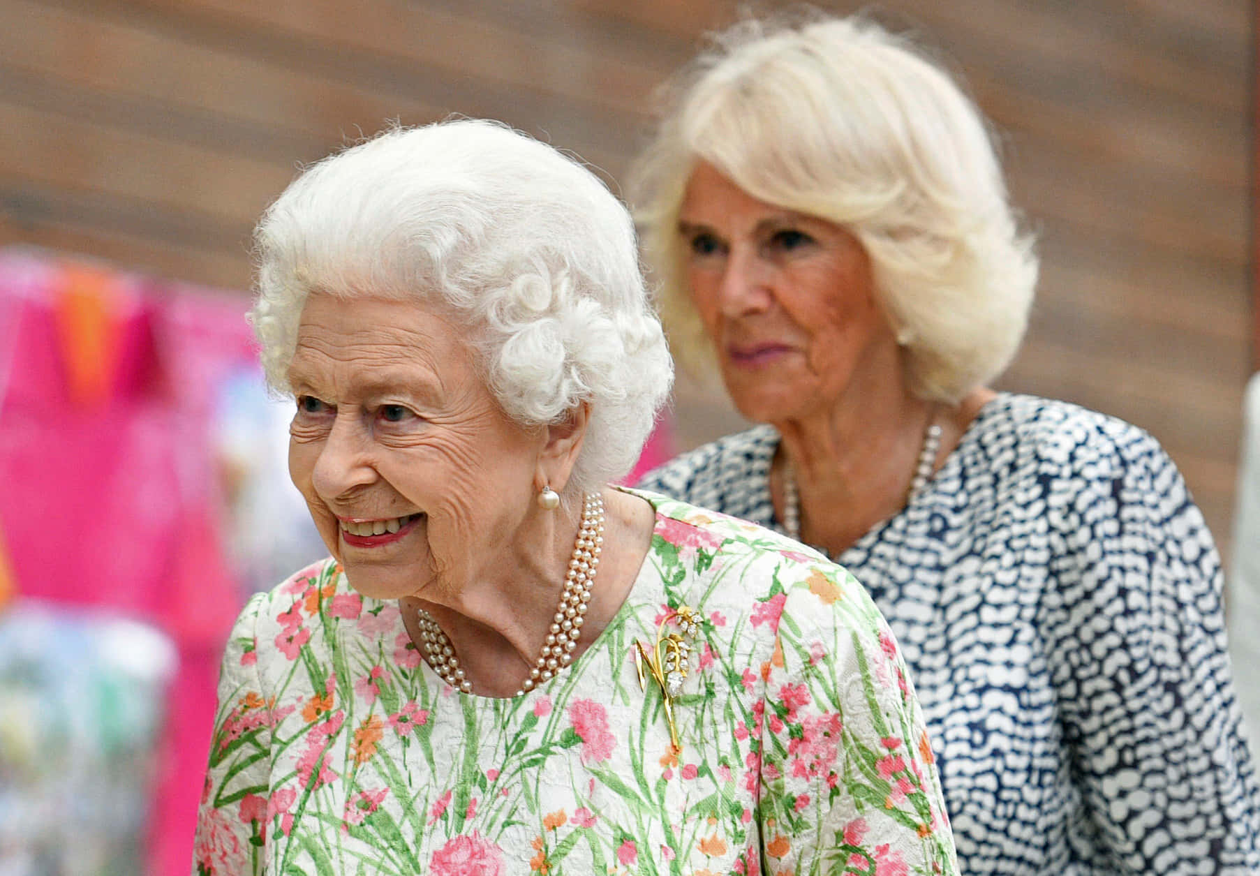 Camilla And Queen Elizabeth Wallpaper