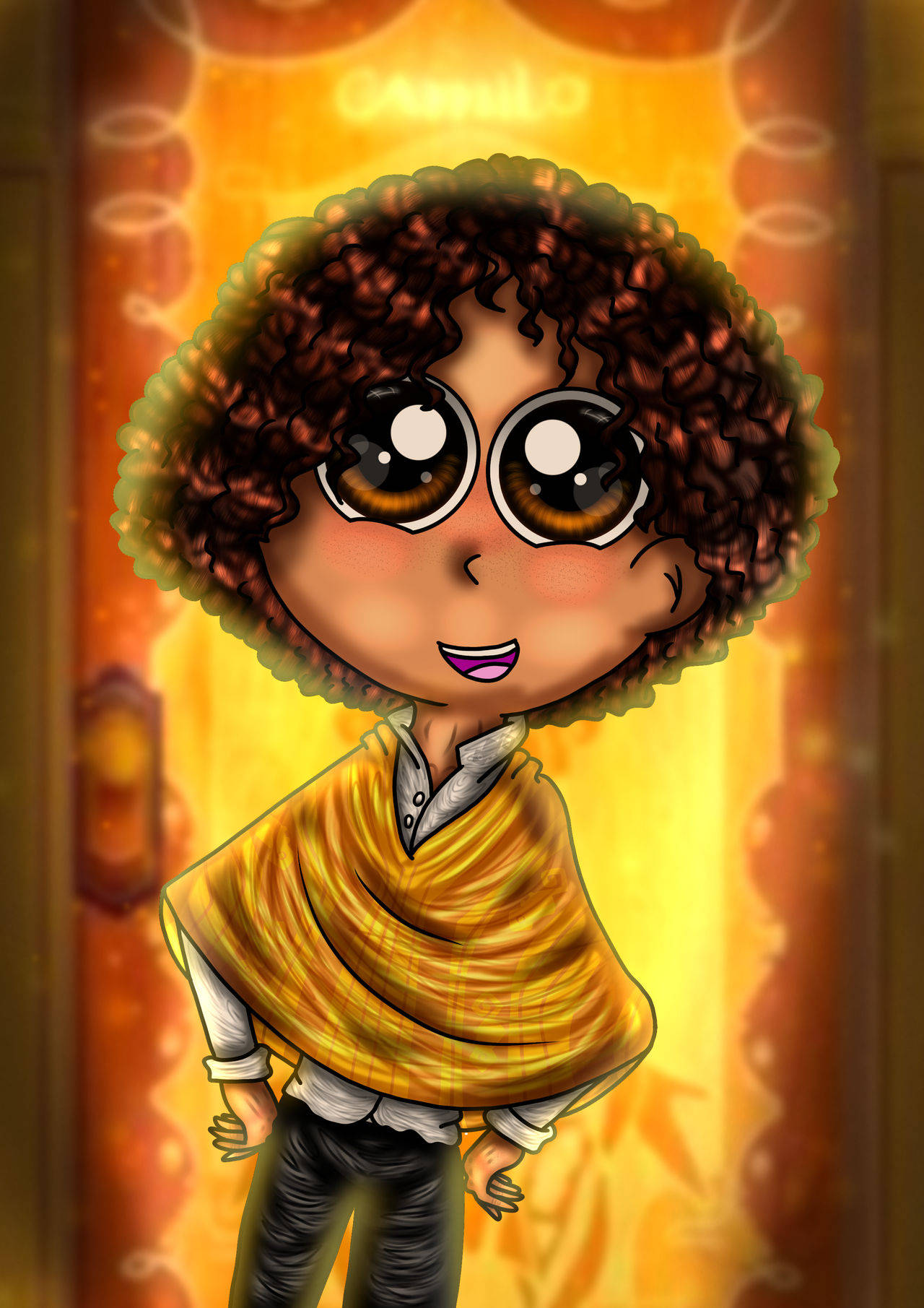 Personajechibi De Camilo Madrigal Fondo de pantalla