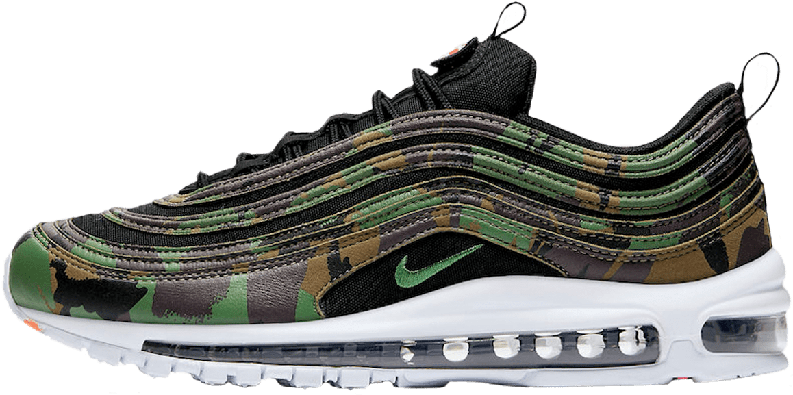 Camo Air Max97 Sneakers PNG