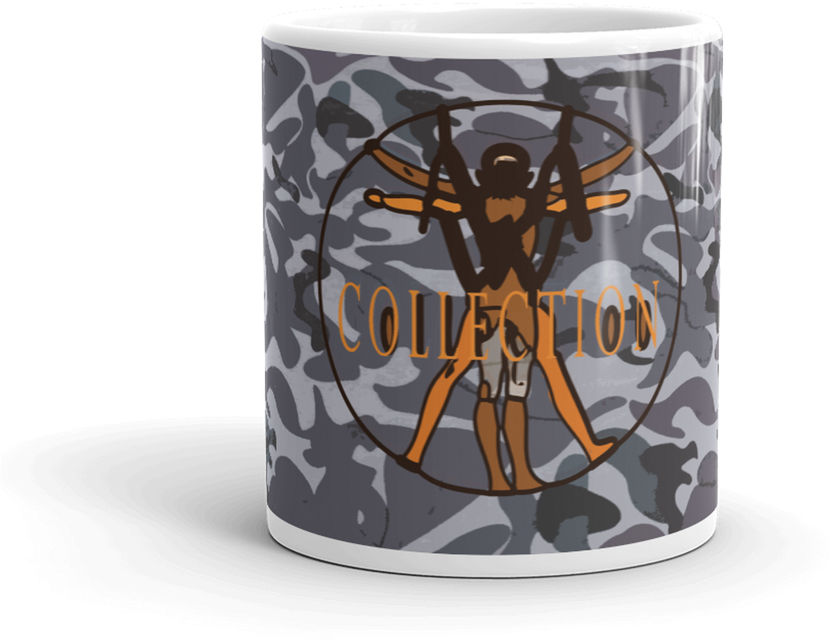 Camo Collection Mug Design PNG