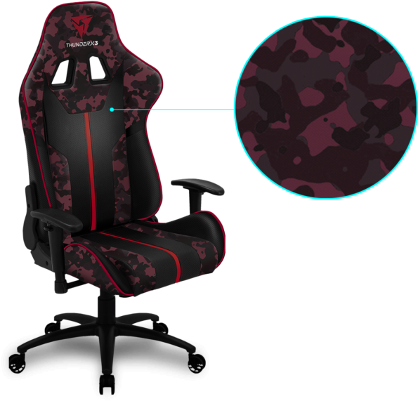 Camo Gaming Chair Thunder X3 PNG