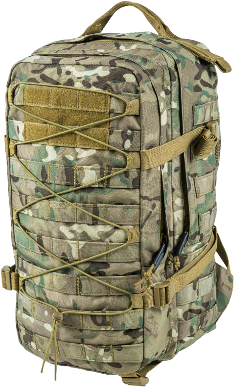 Camo Hiking Backpack PNG