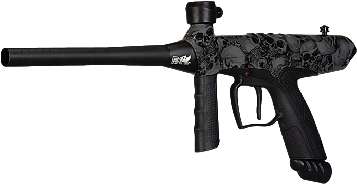 Camo Paintball Marker Profile PNG