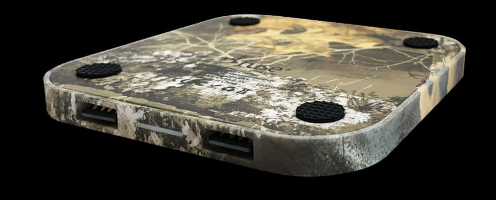 Camo Pattern Portable Charger PNG