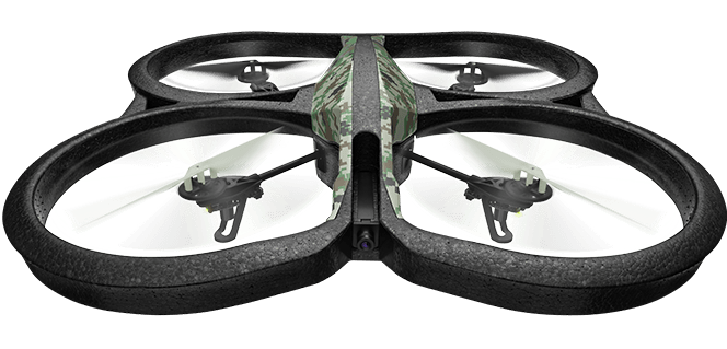 Camo Quadcopter Drone PNG