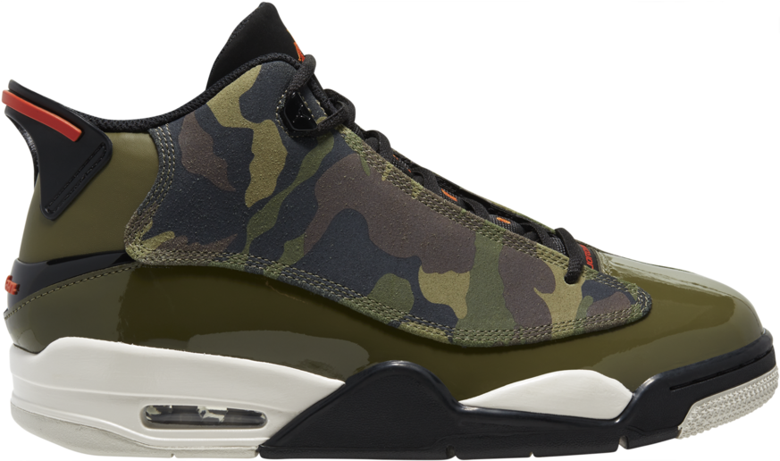 Camo Sneaker Profile View PNG