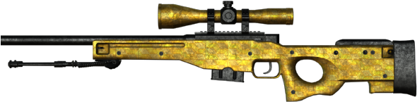 Camo Sniper Rifle Profile PNG