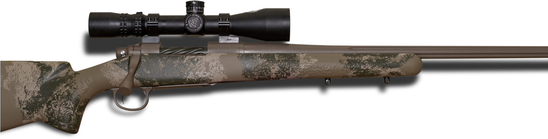 Camo Sniper Riflewith Scope PNG