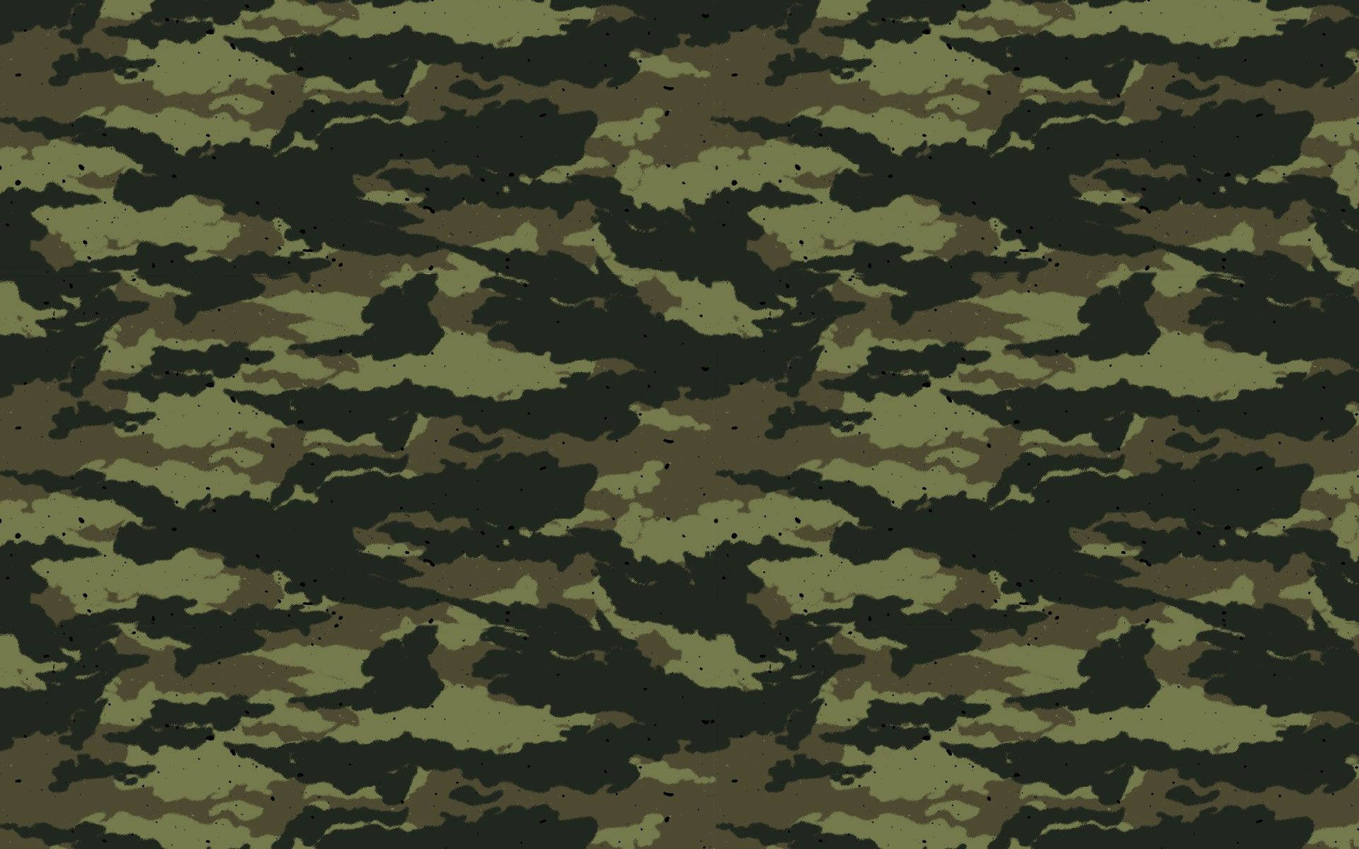 Camo Speckled Army Print Wallpaper