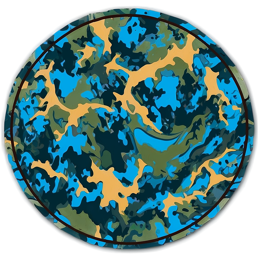 Camo Swirl Design Png Nep58 PNG