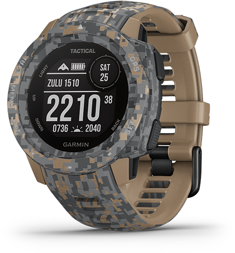 Camo Tactical Smartwatch Garmin PNG