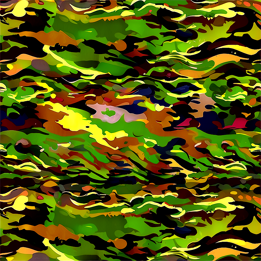 Camo Wave Design Png 05062024 PNG