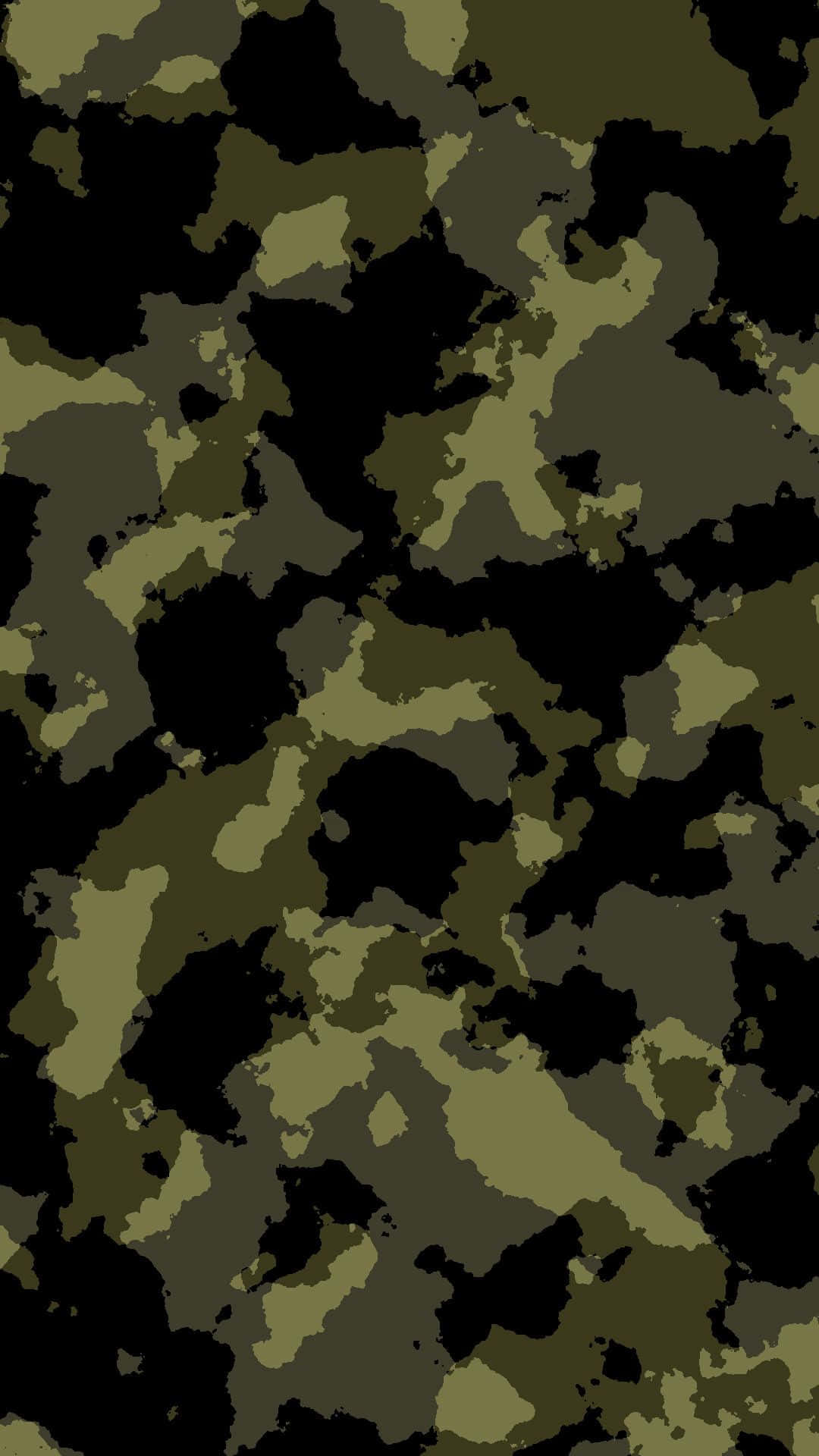 Green Camo Portrait Camouflage Background