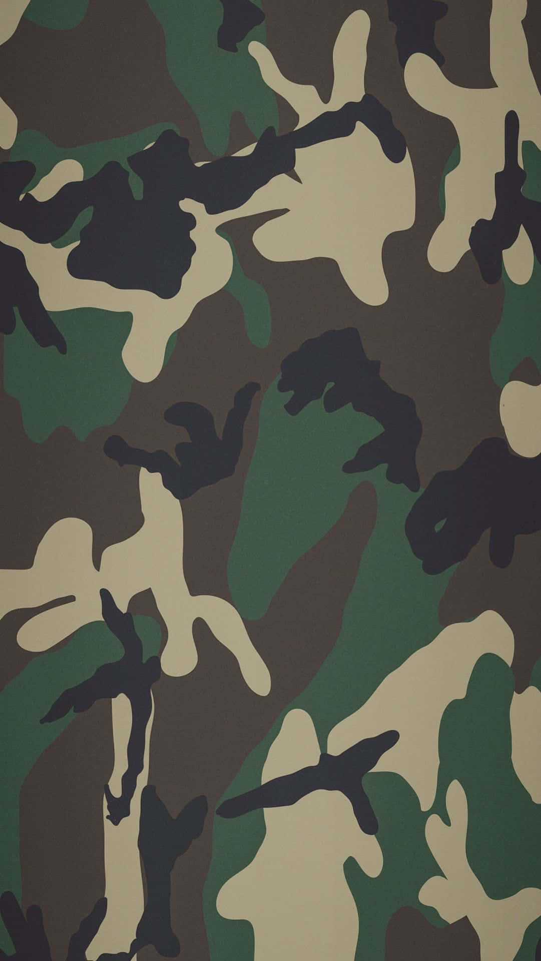 Brown Green And Cream Color Camouflage Background
