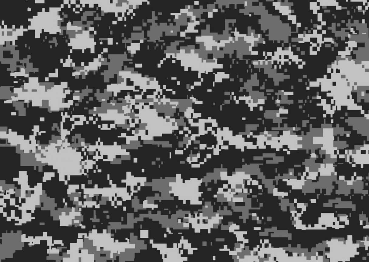 Landscape Gray Pixelated Camouflage Background