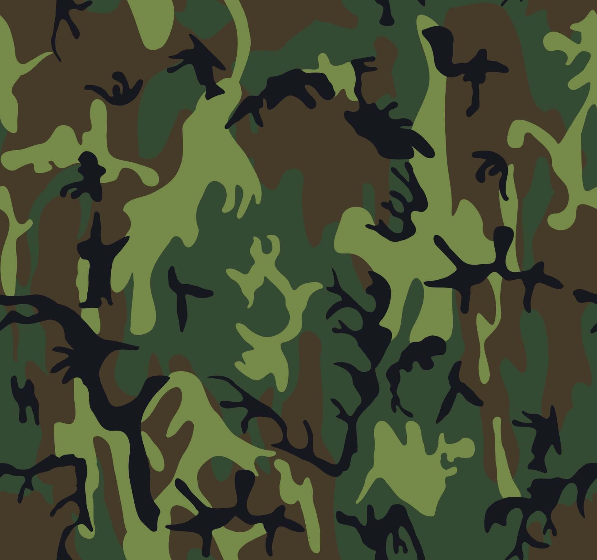 Earth Color Camouflage Background