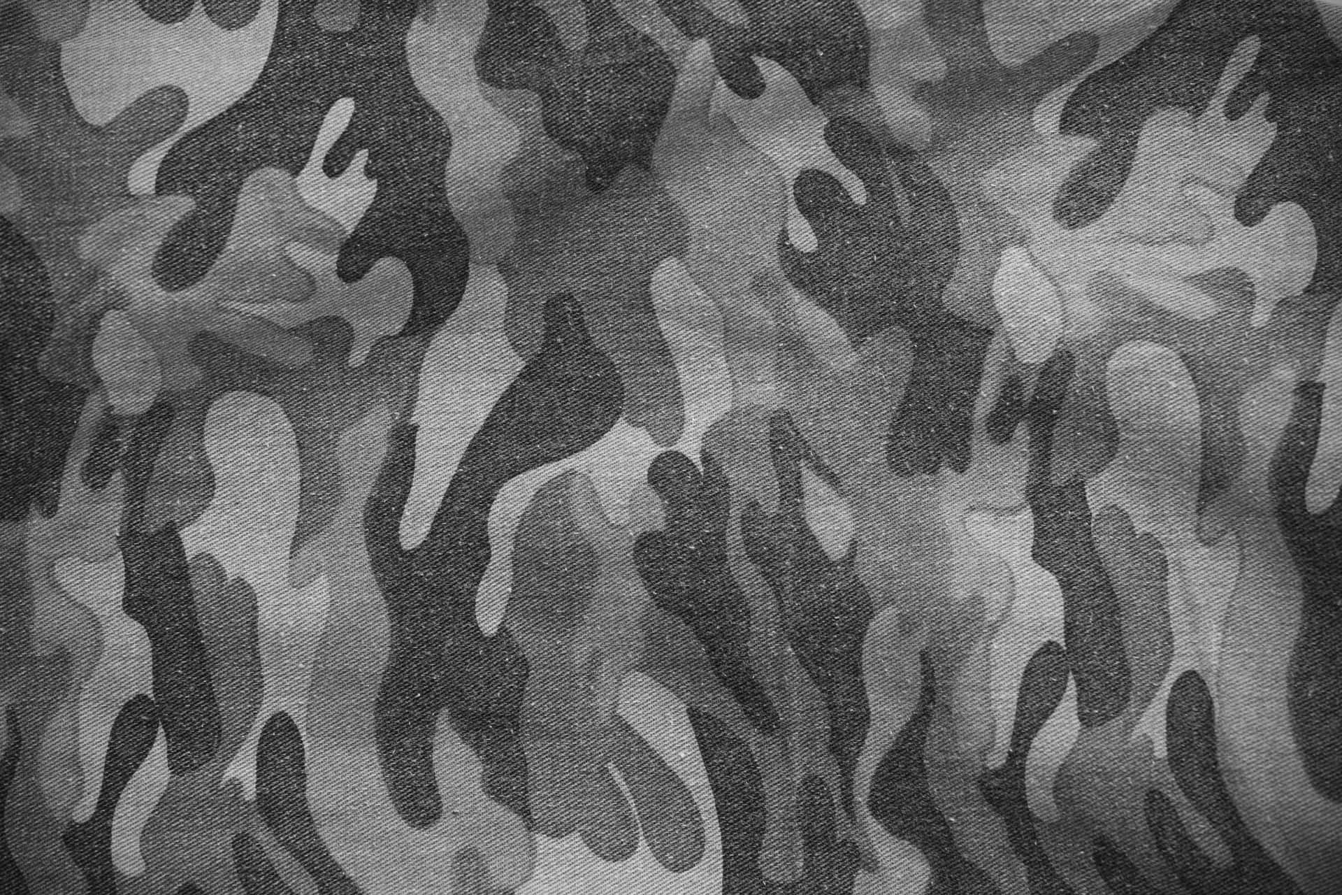 Black And White Cloth Army Camouflage Background