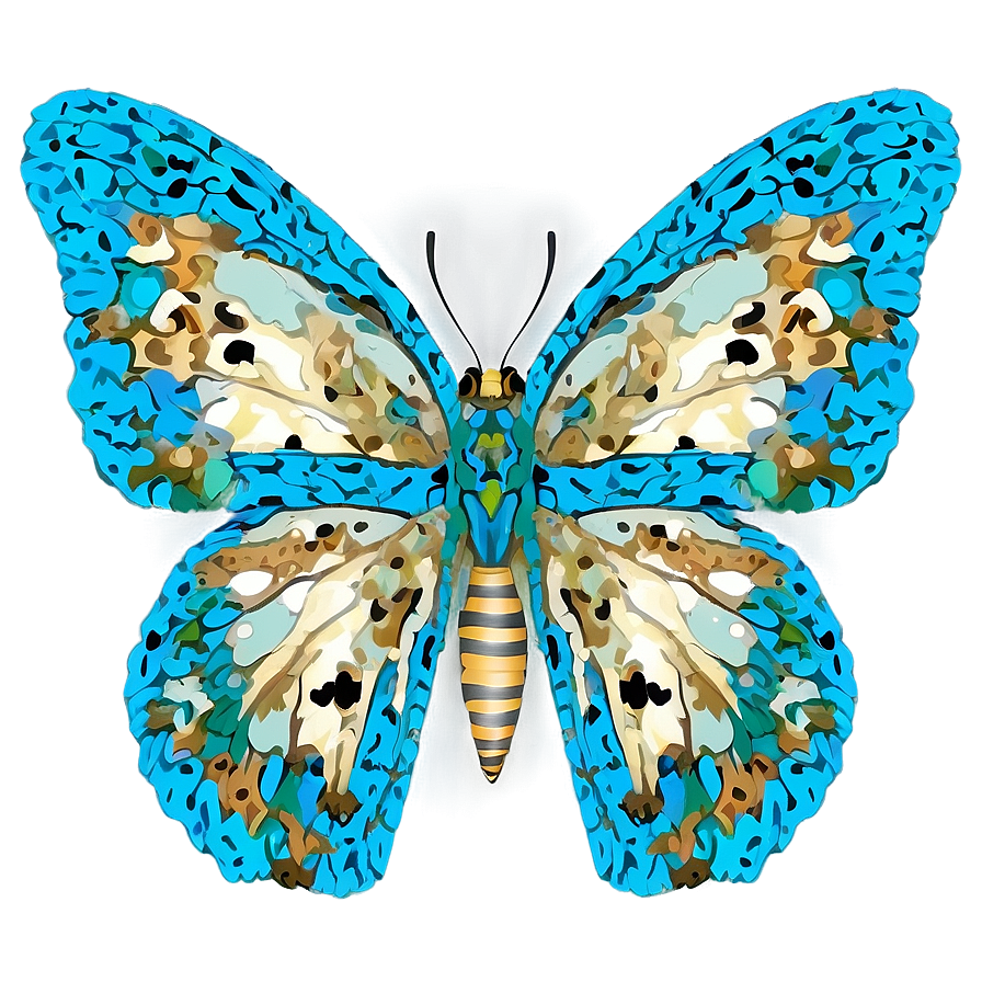 Camouflage Butterfly Hidden Png 6 PNG