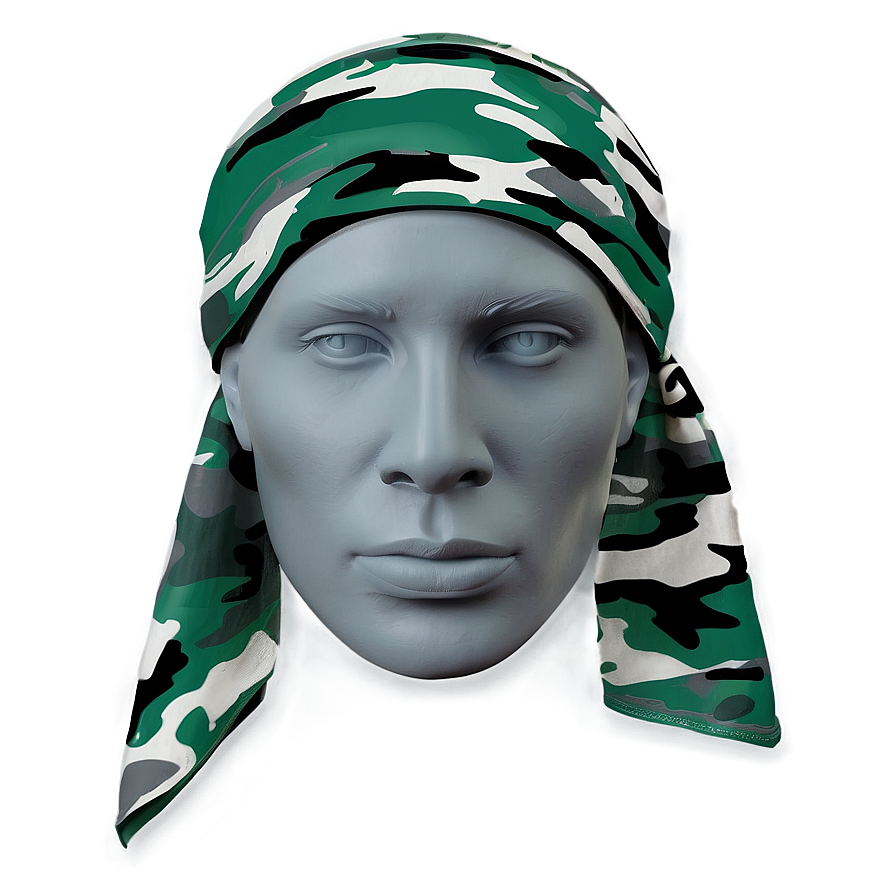 Camouflage Durag Png Qac PNG