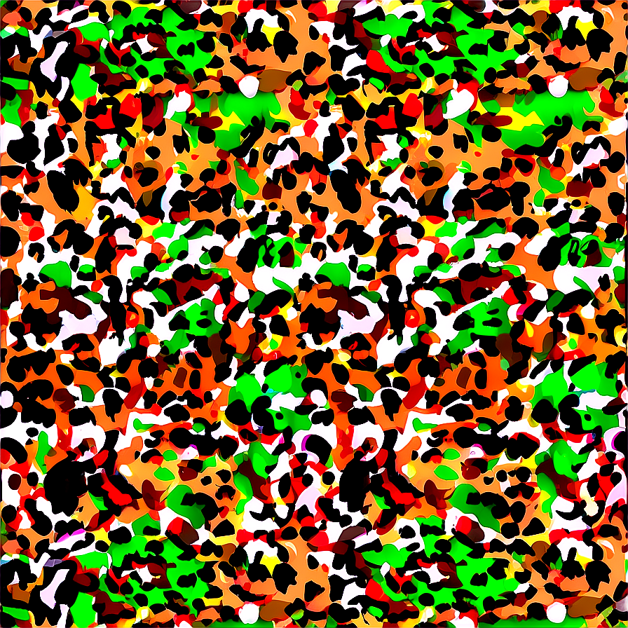 Camouflage Leopard Pattern Png 06252024 PNG