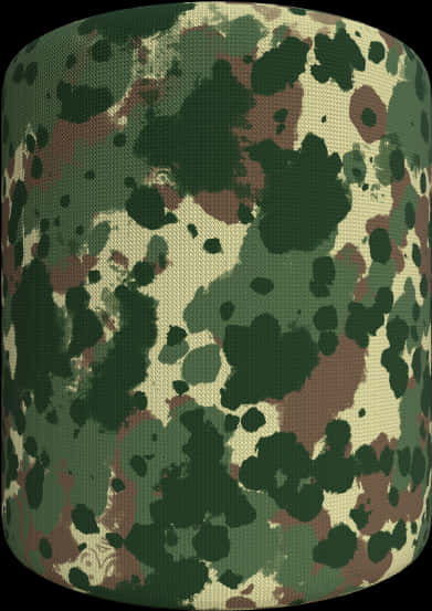 Camouflage Pattern Cylinder Texture PNG