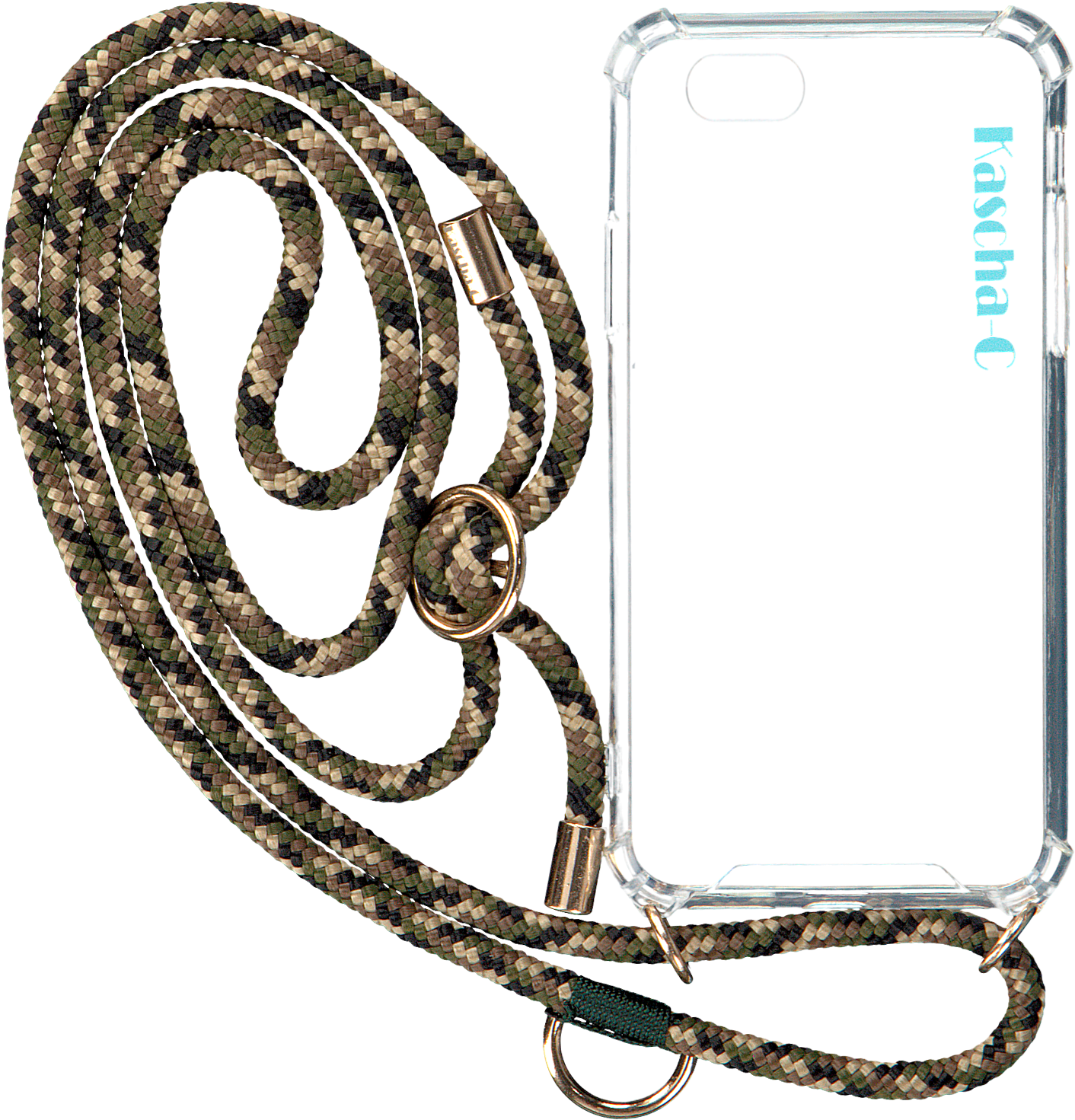 Camouflage Phone Casewith Lanyard SVG
