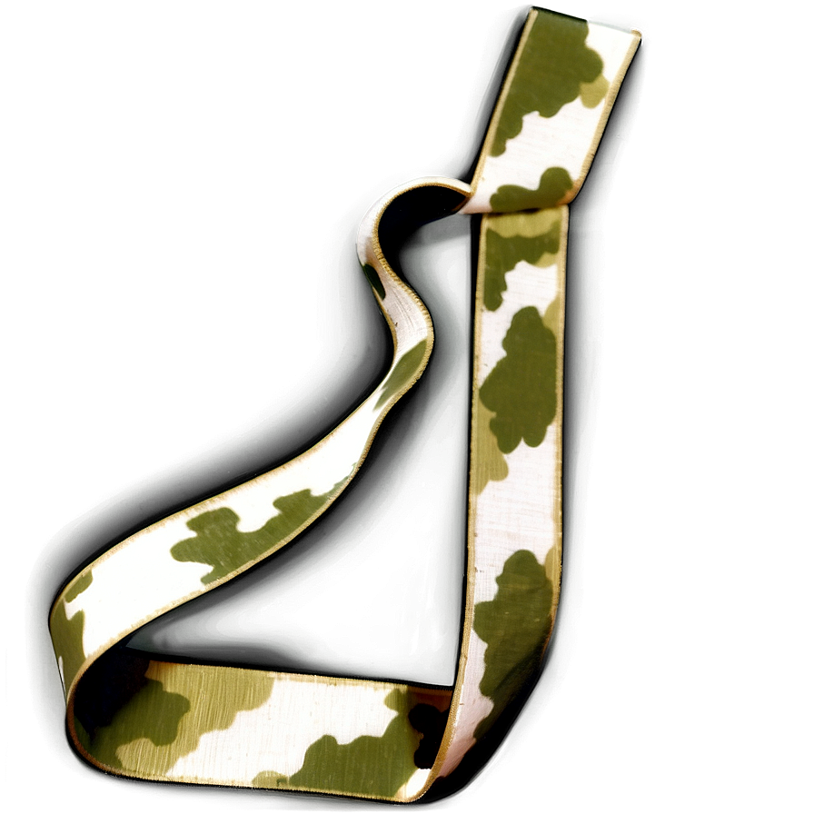 Camouflage Ribbon Png 06242024 PNG